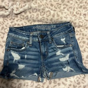 Low rise Jean shorts
